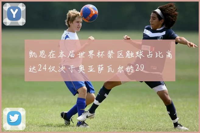 凯恩在本届世界杯禁区触球占比高达24仅次于奥亚萨瓦尔的29
